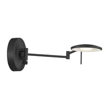 Load image into Gallery viewer, Dessau Turbo LED Wall Light in Museum Black.
