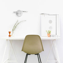 Load image into Gallery viewer, Dessau Turbo LED Wall Light in office.
