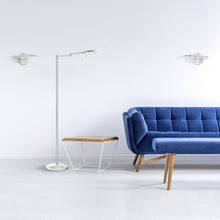Load image into Gallery viewer, Dessau Turbo LED Wall Light in living room.
