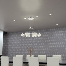 Load image into Gallery viewer, Krone LED Chandelier in dining room.
