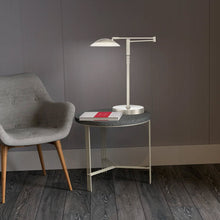 Load image into Gallery viewer, Meran Turbo LED Table Lamp in living room.
