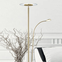 Load image into Gallery viewer, Tampa LED Floor Lamp in living room.
