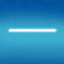 Load image into Gallery viewer, Alphabet of Light LED Linear Suspension Light in Detail.
