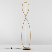 Load image into Gallery viewer, Arrival LED Floor Lamp in Brass.
