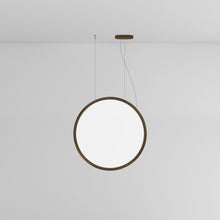 Load image into Gallery viewer, Discovery LED Vertical Suspension Light in Bronze/Extended (Medium).
