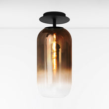 Load image into Gallery viewer, Gople Mini Semi-Flush Mount Ceiling Light - Black/Bronze / Large.
