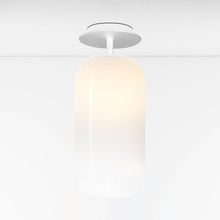 Load image into Gallery viewer, Gople Mini Semi-Flush Mount Ceiling Light - White/White / Large.
