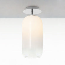 Load image into Gallery viewer, Gople Mini Semi-Flush Mount Ceiling Light - Transparent/Glass White / Large.
