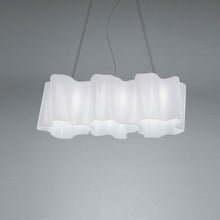 Load image into Gallery viewer, Logico Triple Linear Pendant Light in Milky White (Mini).

