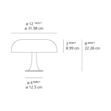 Load image into Gallery viewer, Nessino Table Lamp - line drawing.
