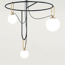 Load image into Gallery viewer, NH S4 Circular LED Suspension Light in Detail.
