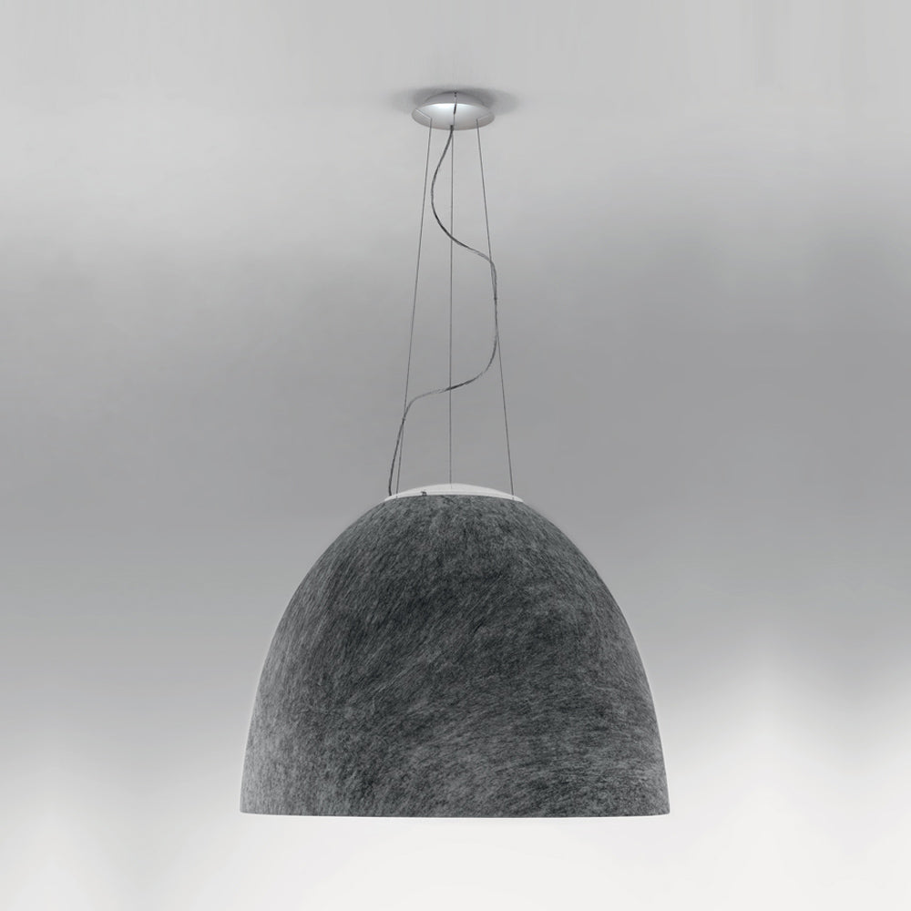 Nur Acoustic LED Suspension Light in Grey/Standard.