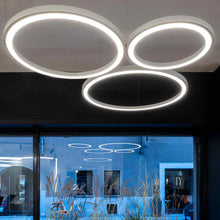 Load image into Gallery viewer, Ripple LED Cluster Pendant Light in store.
