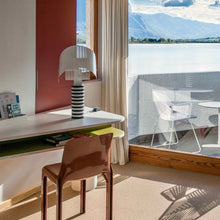 Load image into Gallery viewer, Shogun Table Lamp in living room.
