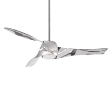 Load image into Gallery viewer, Artemis LED Ceiling Fan in Liquid Nickel/DC Motor.
