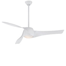 Load image into Gallery viewer, Artemis LED Ceiling Fan in White/DC Motor.
