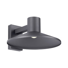 Load image into Gallery viewer, Ash Outdoor LED Wall Light in 16-Inch / Charcoal.
