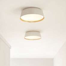 Load image into Gallery viewer, Asher Flush Mount Ceiling Light in living room.
