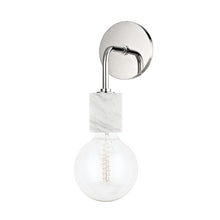 Load image into Gallery viewer, Asime Wall Light in Polished Nickel/1-Light.
