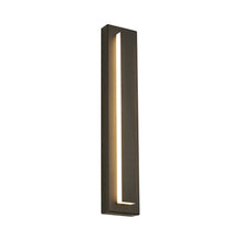 Load image into Gallery viewer, Aspen Outdoor LED Wall Light in Bronze (Large).
