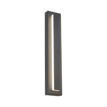 Load image into Gallery viewer, Aspen Outdoor LED Wall Light in Charcoal (Large).
