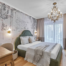 Load image into Gallery viewer, Astoria LED Wall Light in bedroom.
