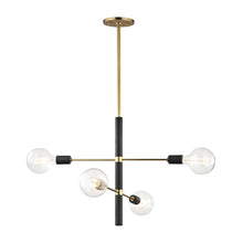 Load image into Gallery viewer, Astrid Chandelier in Black.
