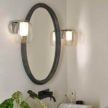 Load image into Gallery viewer, Aquina Bath Wall Light in bathroom.
