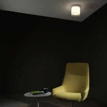 Load image into Gallery viewer, Arezzo Flush Mount Ceiling Light in living room.
