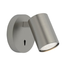 Load image into Gallery viewer, Ascoli Switched Wall Light in Matt Nickel.
