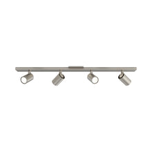 Load image into Gallery viewer, Ascoli Track Light in Matt Nickel (4-Light).
