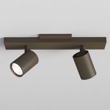 Load image into Gallery viewer, Ascoli Twin Semi Flush Ceiling Light in Detail.
