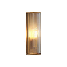Load image into Gallery viewer, Avignon Round Wall Light in Antique Brass (1-Light).
