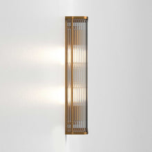 Load image into Gallery viewer, Avignon Square Wall Light in Detail.
