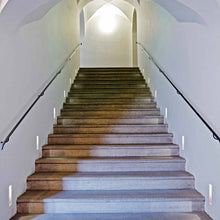 Load image into Gallery viewer, Borgo Trimless LED Wall Light in stairs.
