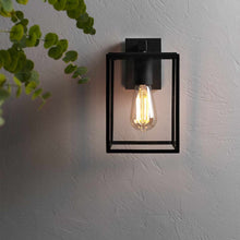 Load image into Gallery viewer, Box Lantern Outdoor Wall Light in Outside Area.
