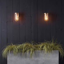Load image into Gallery viewer, Cabin Outdoor Wall Light in Outside Area.
