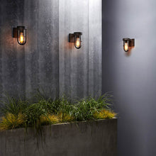 Load image into Gallery viewer, Cabin Outdoor Wall Light in Outside Area.

