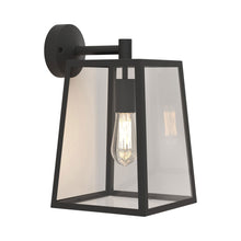Load image into Gallery viewer, Calvi Outdoor Wall Light in Textured Black.
