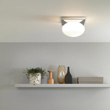 Load image into Gallery viewer, Castiro Semi Flush Mount Ceiling Light in living room.
