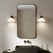 Load image into Gallery viewer, Conic Wall Light in bathroom.
