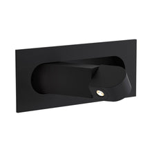 Load image into Gallery viewer, Digit LED Reading Wall Light in Matt Black.
