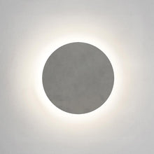Load image into Gallery viewer, Eclipse Concrete LED Wall Light in Detail.
