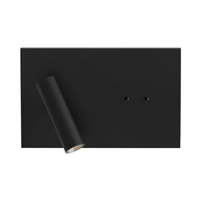 Load image into Gallery viewer, Edge LED Reader Wall Light in Matt Black.
