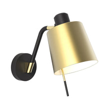 Load image into Gallery viewer, Edward LED Wall Light in Matt Gold (No Switch).
