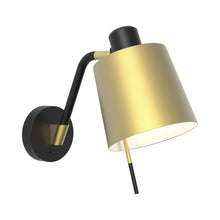 Load image into Gallery viewer, Edward LED Wall Light in Matt Gold (Switch).
