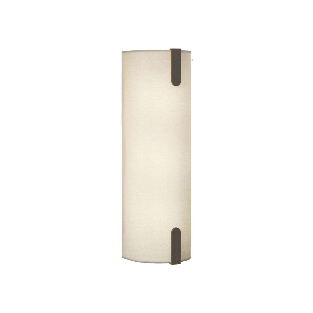Elba Wall Light in Putty Fabric (Short).
