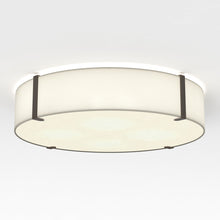 Load image into Gallery viewer, Elba Round Flush Mount Ceiling Light in White (Medium).
