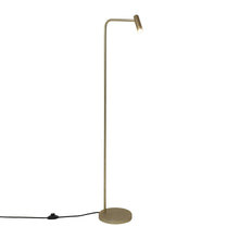 Load image into Gallery viewer, Enna LED Floor Lamp in Matt Gold.
