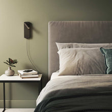 Load image into Gallery viewer, Enna LED Wall Light with USB in bedroom.
